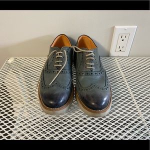 Momon Japanese Blue Oxford Shoes